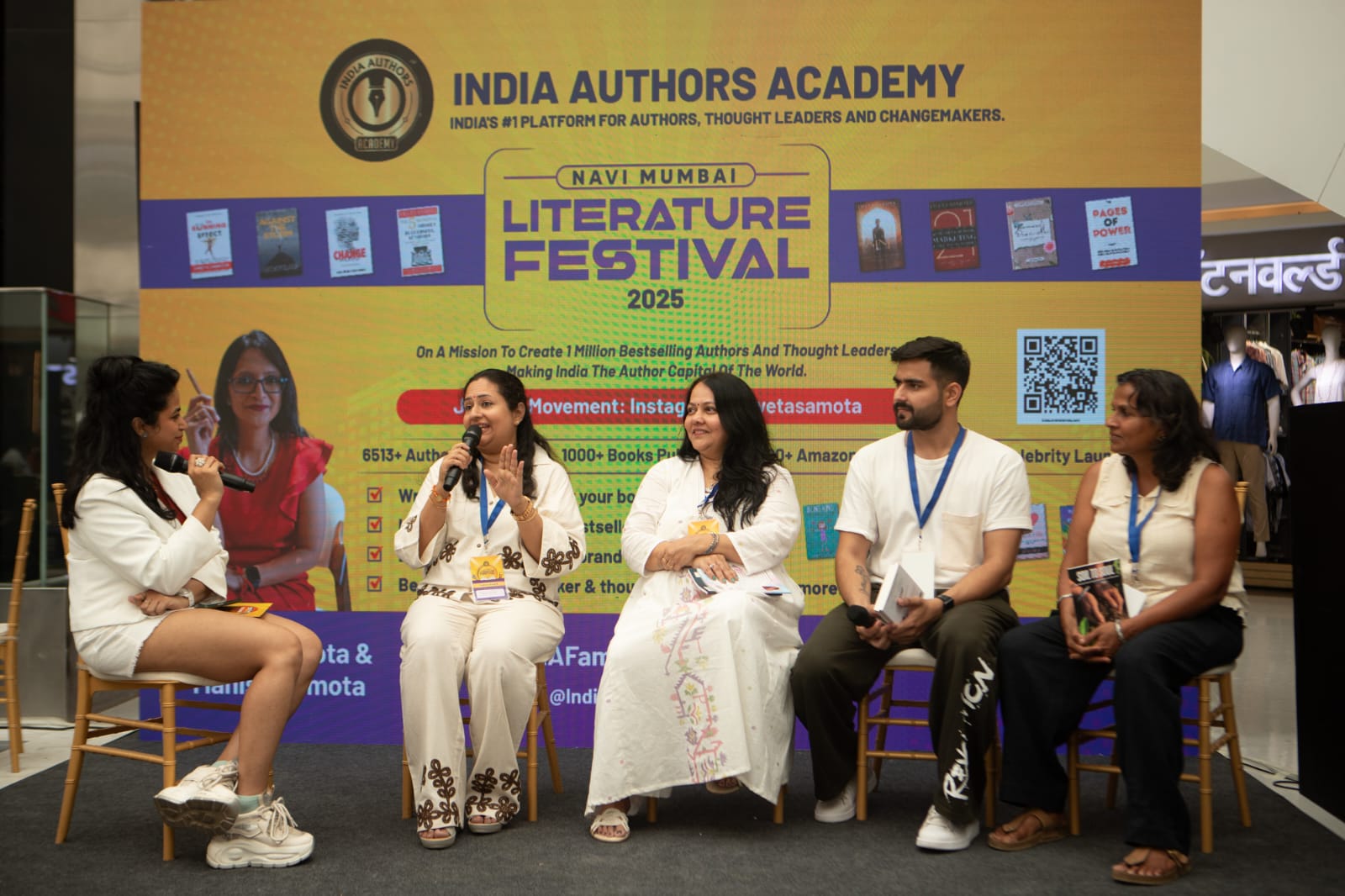 Panel discussion at the Navi Mumbai Literature Festival 2025